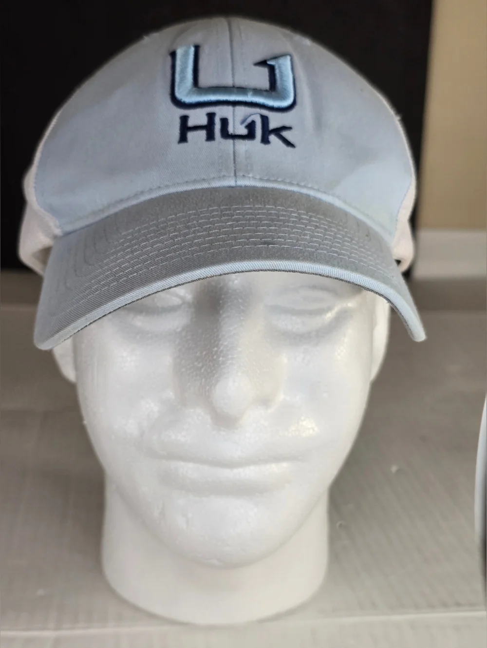 Huk Performance Fishing Adjustable Snapback Hat Blue Authentic Yupoong 26